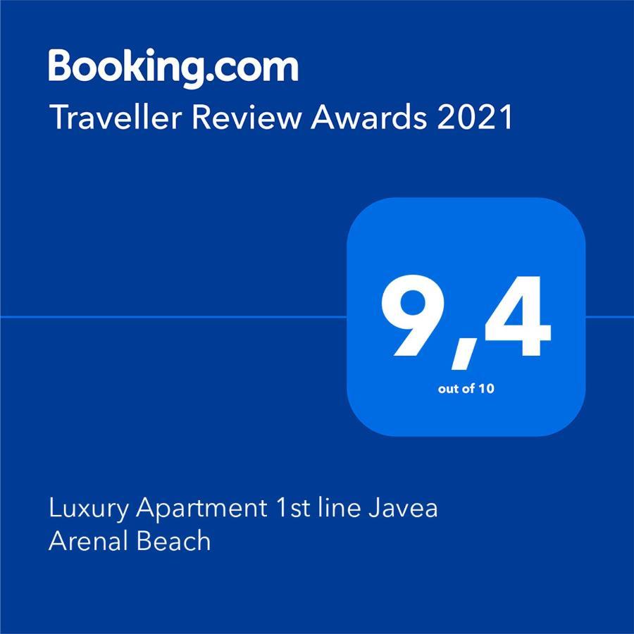 Luxury Apartment 1St Line Javea Arenal Beach Exterior photo
